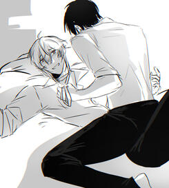B&W Sketch Full Body