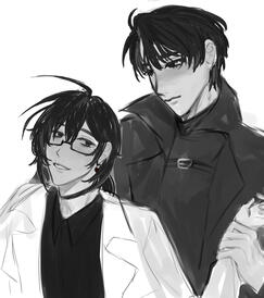 Bust Up B&W Sketch