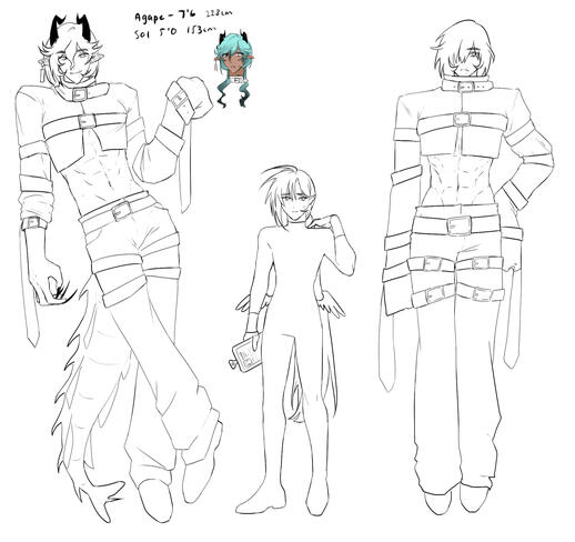 Full Body lineart